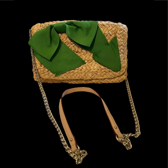 kate spade Handbags - Vintage Kate Spade Straw Clutch/Shoulder Bag